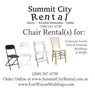 Where to rent affordable chair rentals in Fort Wayne? Rent affordable chair rentals in Fort Wayne, Auburn, Syracuse, Angola, and surrounding areas.